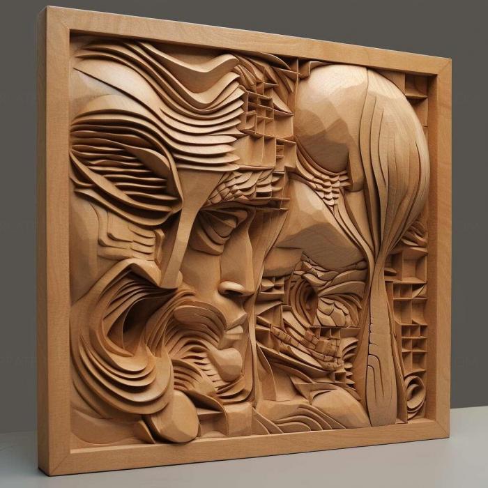 نموذج ثلاثي الأبعاد لآلة CNC 3D Art 